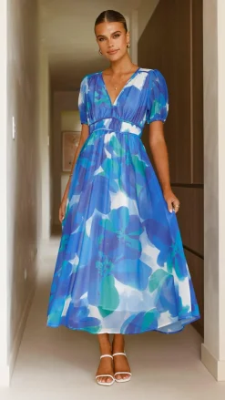 Pink Diamond Sale Dresses^Ilah Maxi Dress - Blue/Green