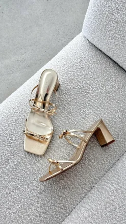 Billini Billini|Heels^Ilkie Heel - Gold Metallic