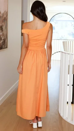 LILYWHYT Dresses|Midi^Immy Midi Dress - Melon