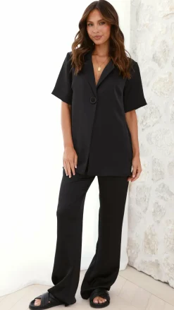 IDS Sets|Bottoms^Imogen Button Pants - Black