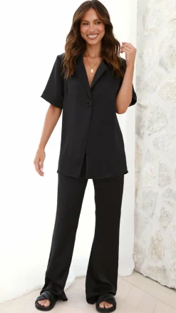 IDS Sets|Bottoms^Imogen Button Pants - Black