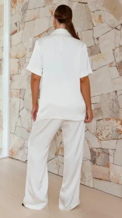 IDS Sets|Tops^Imogen Button Shirt - Cream