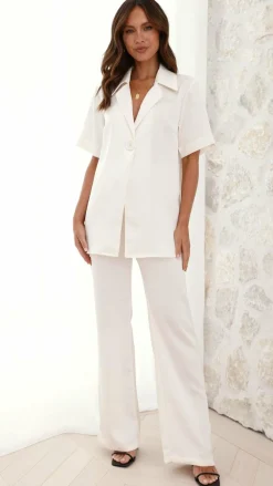 IDS Sets|Tops^Imogen Button Shirt - Cream