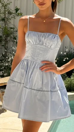 LILYWHYT Sale Dresses^Isabella Mini Dress - Blue
