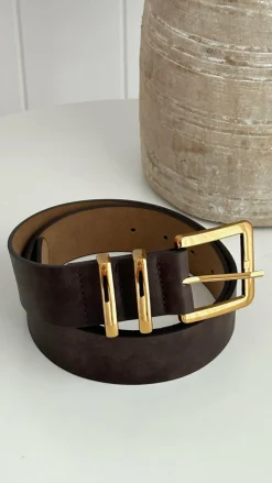 Angel Whisper Belts|The Denim Edit^Jabilo Belt - Brown / Gold
