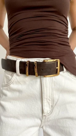 Angel Whisper Belts|The Denim Edit^Jabilo Belt - Brown / Gold