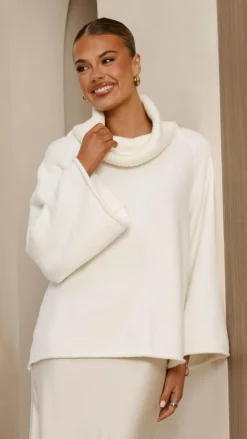 Fashion Allied Knitwear|Knitwear^Jacques Knitted Jumper - White