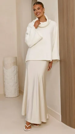 Fashion Allied Knitwear|Knitwear^Jacques Knitted Jumper - White