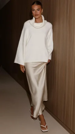 Fashion Allied Knitwear|Knitwear^Jacques Knitted Jumper - White