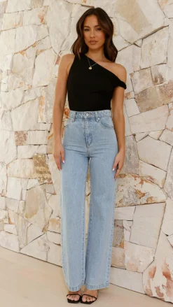 Burans Tops^Jaegar Off Shoulder Bodysuit - Black