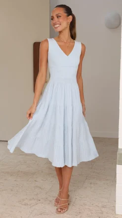 My Girl Knit Dresses|Knitwear^Jayde Knit Dress - Light Blue