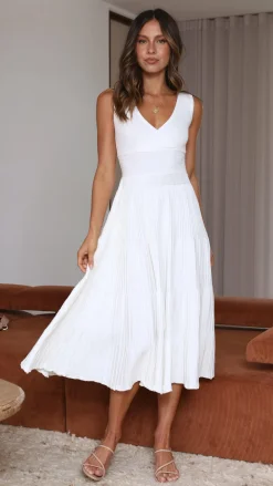 My Girl Knit Dresses|Knitwear^Jayde Knit Dress - White