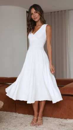 My Girl Knit Dresses|Knitwear^Jayde Knit Dress - White