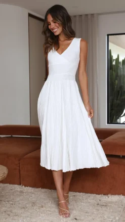 My Girl Knit Dresses|Knitwear^Jayde Knit Dress - White