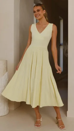 My Girl Knit Dresses|Knitwear^Jayde Knit Dress - Yellow