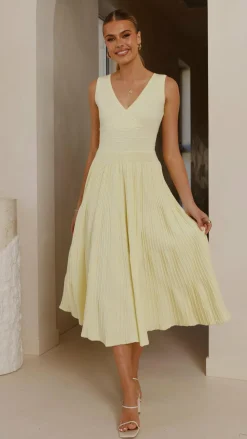 My Girl Knit Dresses|Knitwear^Jayde Knit Dress - Yellow