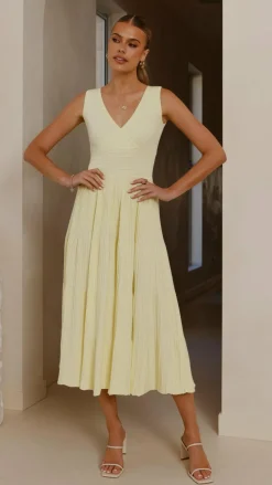 My Girl Knit Dresses|Knitwear^Jayde Knit Dress - Yellow