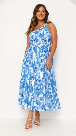 Main St Dresses|Maxi^Jayma Maxi Dress - Blue Floral