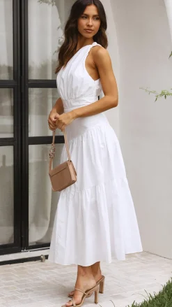 Main St Sale Evening|Polo^Jayma Maxi Dress - White