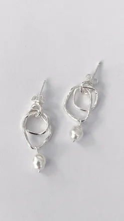 Angel Whisper Earrings|Je T'Aime^Jaymee Earrings - Silver