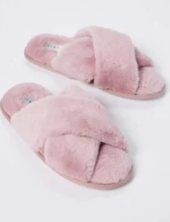 Angel Whisper Shoes|Slippers^Jessica Fluffy Slippers - Light Pink