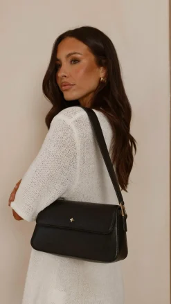 Peta and Jain Bags^Jocelyn Shoulder Bag - Black PU