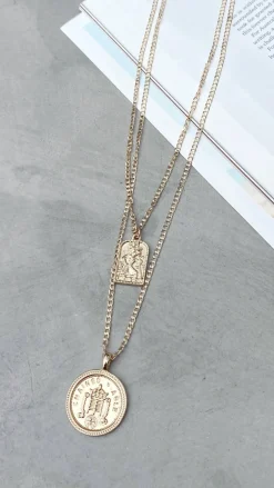Angel Whisper Necklaces|Je T'Aime^Jorda Necklace - Gold
