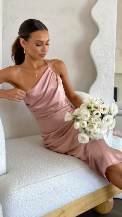 Alive Girl Sale Evening|Sale Dresses^Josephina Midi Dress - Dusty Pink
