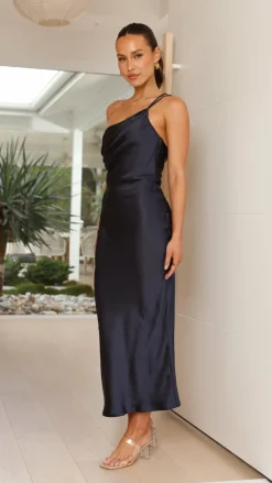 Alive Girl Sale Evening|Sale Dresses^Josephina Midi Dress - Navy