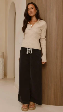 Fashion Allied Bottoms^Josephine Pants - Black