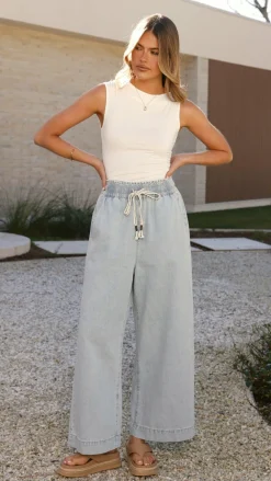 Fashion Allied The Denim Edit|Jeans^Josephine Pants - Light Blue Denim