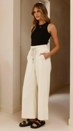 Fashion Allied The Denim Edit|Bottoms^Josephine Pants - Off White Denim