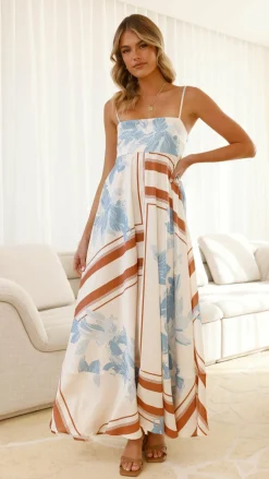 YH AND CO Dresses|Maxi^Kaethe Maxi Dress - Amore Print