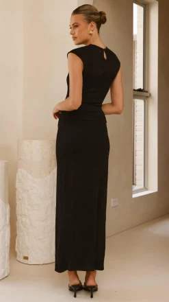 LILYWHYT Sets|Bump Friendly^Kahili Maxi Skirt - Black