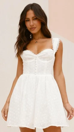 Pink Diamond Hen'S Collection|Dresses^Kaiya Mini Dress - White