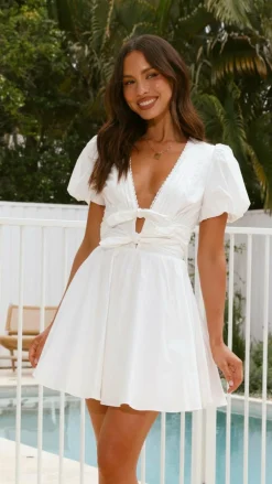 Main St Hen'S Collection|Dresses^Kaloni Mini Dress - White