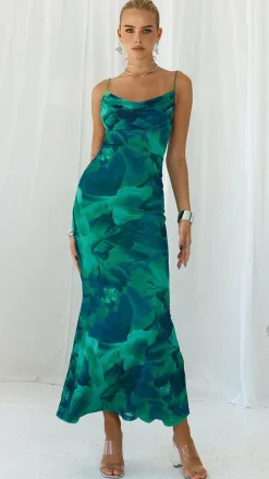 Prem Group Sale Dresses^Kapri Maxi Slip Dress - Green Floral