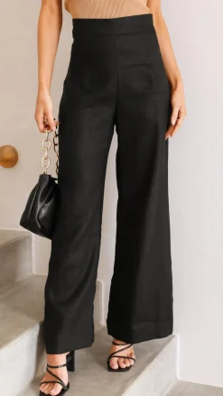 Fashion Allied Sets|Bottoms^Karah Pants - Black