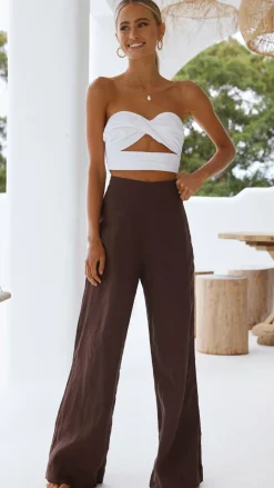 Fashion Allied Sets|Bottoms^Karah Pants - Chocolate