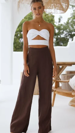 Fashion Allied Sets|Bottoms^Karah Pants - Chocolate