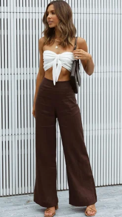 Fashion Allied Sets|Bottoms^Karah Pants - Chocolate
