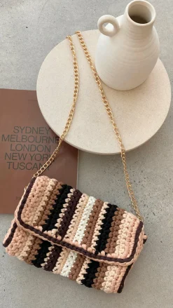 Angel Whisper Bags^Katarina Fabric Plaited Clutch Bag - Multi