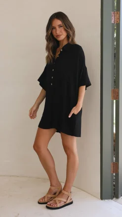 Desire Playsuits^Keely Playsuit - Black