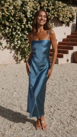Alive Girl Sale Evening|Sale Dresses^Keira Maxi Dress - Steel Blue