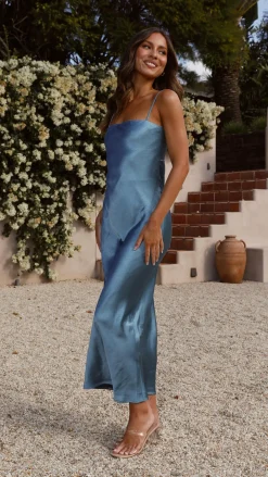 Alive Girl Sale Evening|Sale Dresses^Keira Maxi Dress - Steel Blue