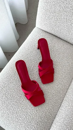 Billini Billini^Kelsie Heels - Saffron Satin