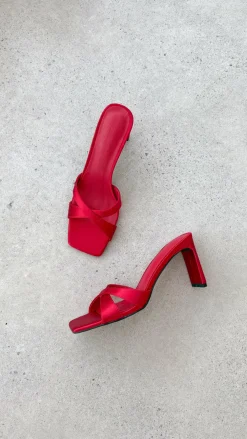 Billini Billini^Kelsie Heels - Saffron Satin