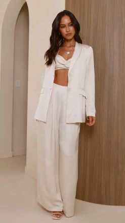 SASHA (BNE) Sets|Bottoms^Khloe Pants - Ivory