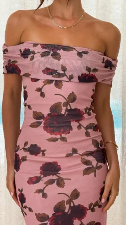Pink Diamond Dresses|Maxi^Kiara Maxi Dress - Pink Rose