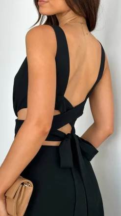 Main St Dresses|Maxi^Kimberley Maxi Dress - Black